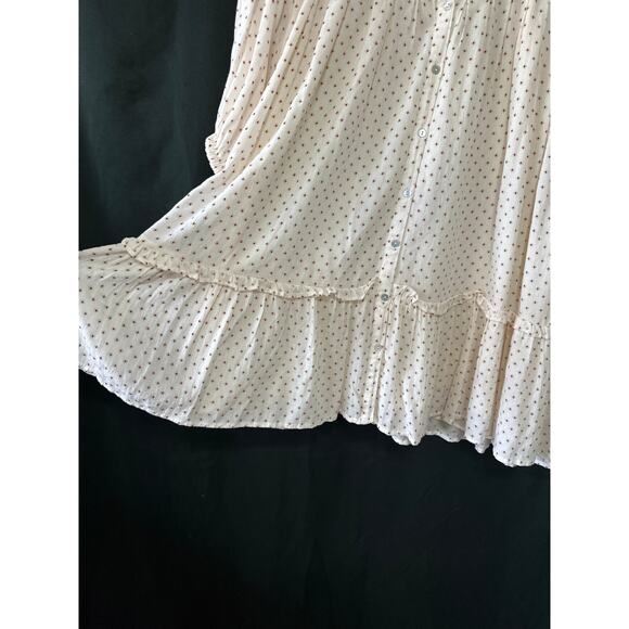Zara Cream Polka Dot Mini Dress - Picture 4 of 14